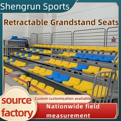 Shengrun Sports Retractable Grandstand Seats, Indoor & Outdoor Stadium Foldable Movable Bleacher Seats Customized Shengrun Sports Retractable Grandstand Seats, Indoor & Outdoor Stadium Foldable Movable Bleacher Seats Customized